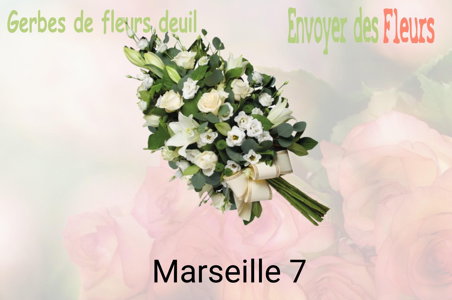 Gerbe de fleurs de deuil livrée à Marseille-7